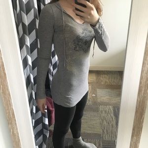 Long Hoodie Shirt with cool design